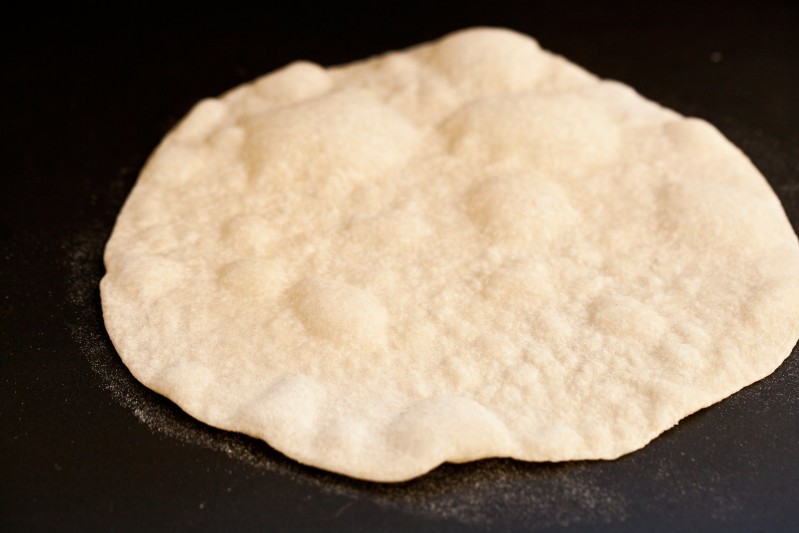 Domácí pšeničná tortilla