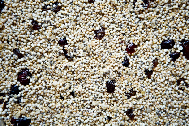Ovesné-quinoa müsli tyčinky