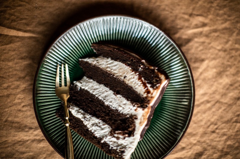 Kaštanový dort s nadýchaným krémem